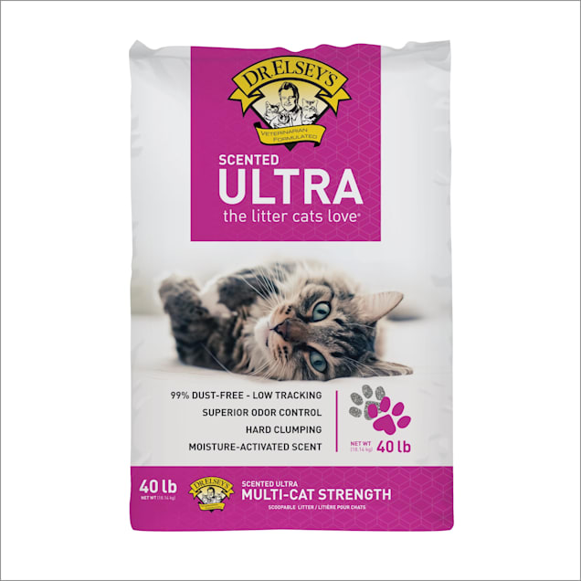 Dr. Elsey's Ultra Scented Clumping Clay Multi-Cat Litter, 40 lbs. - Carousel image #1