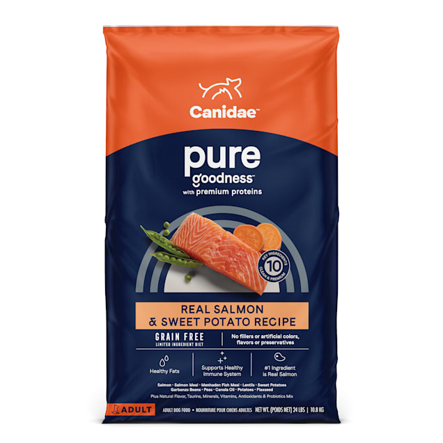 Canidae Pure Real Salmon Sweet Potato Recipe Adult Dry Dog Food
