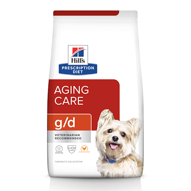 Hill's Prescription Diet g/d Aging Care Chicken Flavor Dry Dog Food, 8.5 lbs., Bag - Carousel image #1