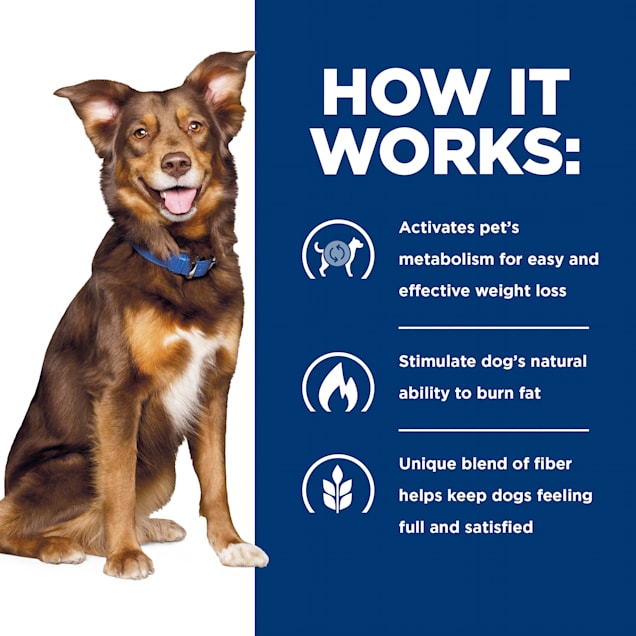 Hill's Prescription Diet Metabolic Weight Management Chicken Flavor Dry Dog Food, 27.5 lbs.