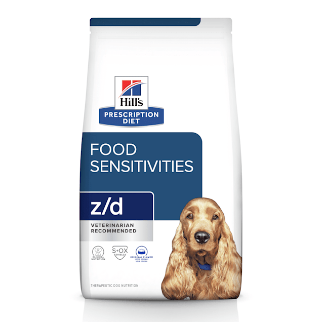 Hill's Prescription Diet z/d Skin/Food Sensitivities Original Dry Dog Food, 25 lbs., Bag - Carousel image #1