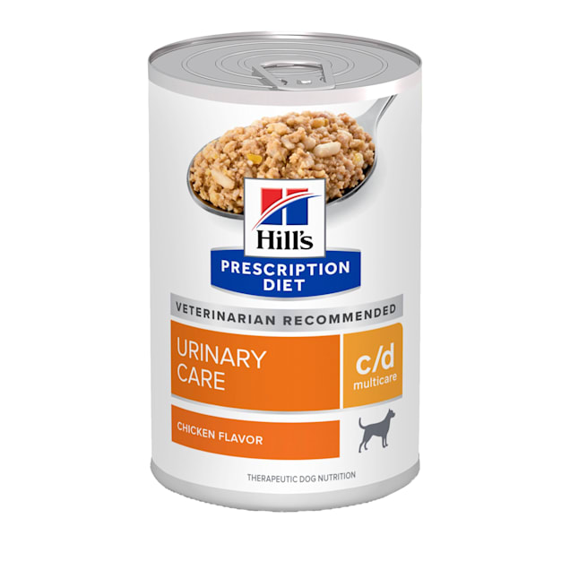 Hill s Prescription Diet c d Multicare Urinary Care Chicken Flavor Canned Dog Food 13 oz. Case of 12