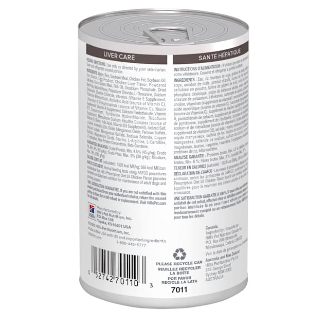 Hill s Prescription Diet l d Liver Care Original Canned Dog Food