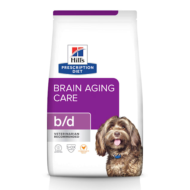 Hill s Prescription Diet b d Brain Aging Care Chicken Flavor Dry Dog Food 17.6 lbs