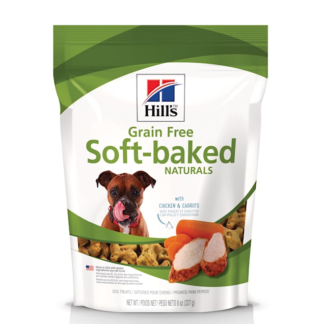 Hill's Grain Free Soft-Baked Naturals with Chicken & Carrots Dog Treats, 8 oz. - Carousel image #1
