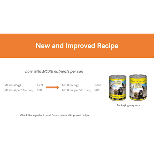 canidae all life stages chicken rice wet dog food 13 oz case of 12