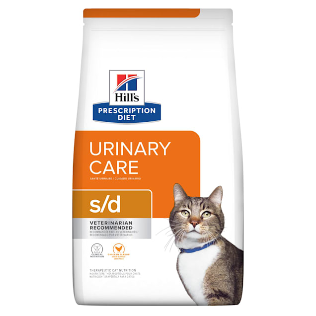 Hill's Prescription Diet s/d Care Chicken Flavor Dry Cat Food, 4 lbs. | Petco