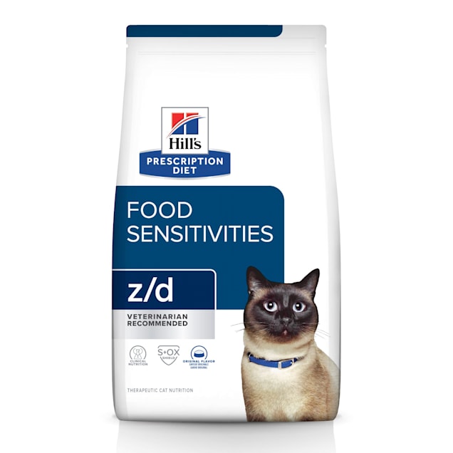 Hill's Prescription Diet z/d Skin/Food Sensitivities Dry Cat Food, 8.5 lbs. - Carousel image #1