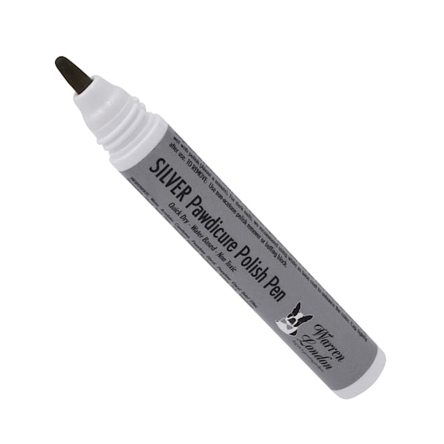 Warren London Pawdicure Silver Nail Polish Pen for Dogs, .01 fl. oz. - Carousel image #1