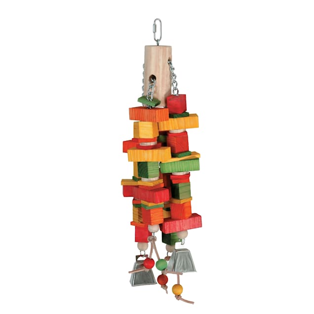 Caitec Chewin' Log Bird Toy, 5" W X 16" H - Carousel image #1