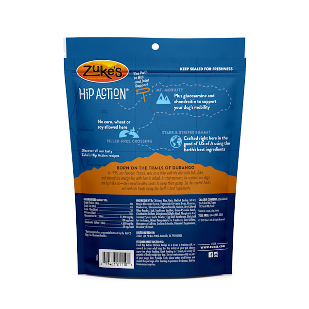 Zuke s Hip Action Hip Joint Support Soft and Chewy Natural