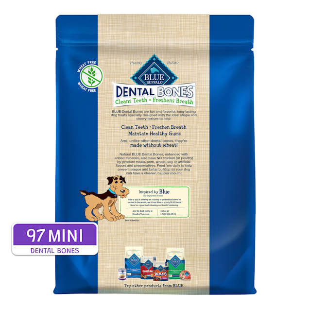 Blue buffalo dental bones dog discount