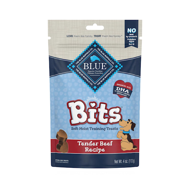 Blue Buffalo Blue Bits Tender Beef Soft-Moist Training Dog Treats, 4 oz. - Carousel image #1