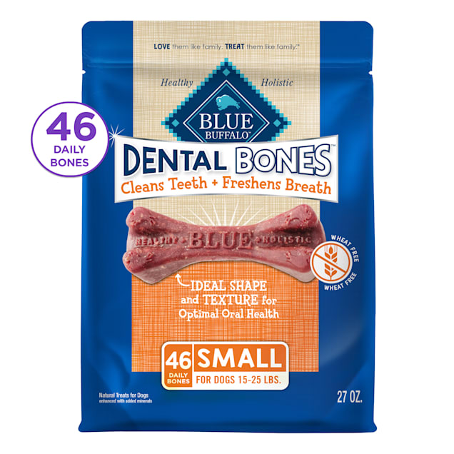 Blue Buffalo Blue Dental Bones Small Size Dog Treats, 27 oz. - Carousel image #1