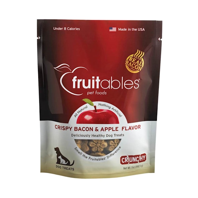 Fruitables Apple & Bacon Natural Dog Biscuits, 7 oz. - Carousel image #1