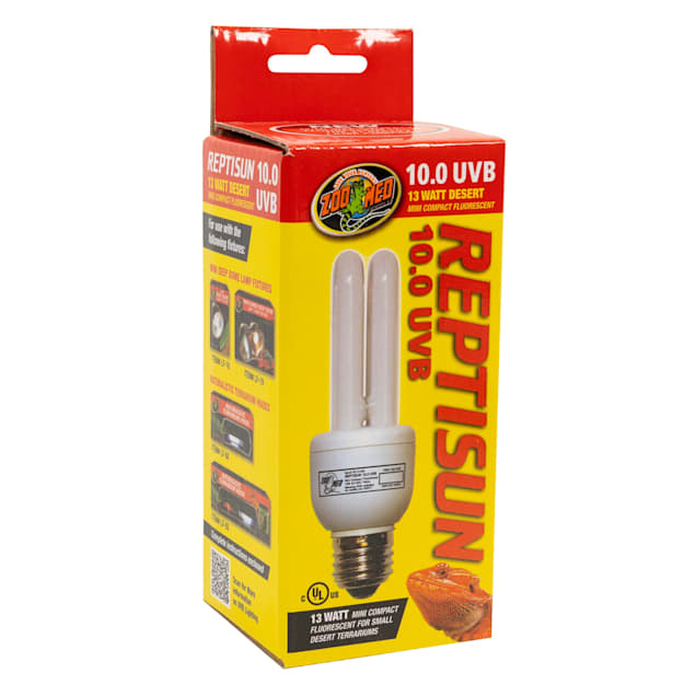 Zoo med reptisun 10.0 uvb discount mini compact fluorescent