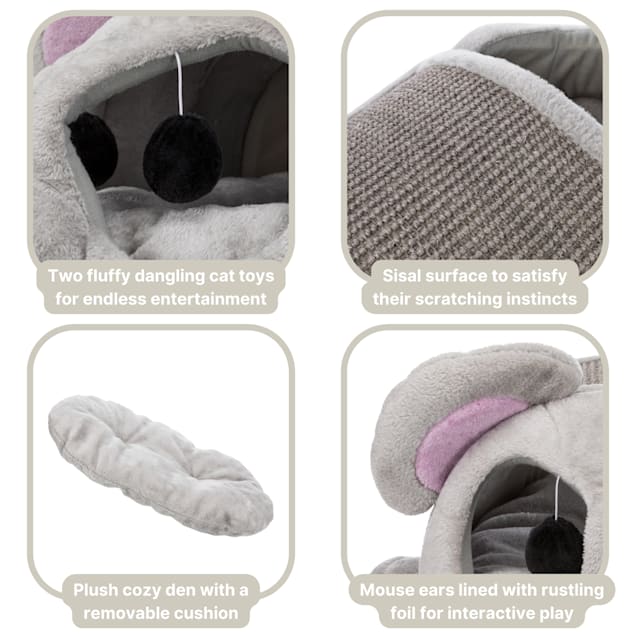 Trixie lukas cuddly cat cave best sale