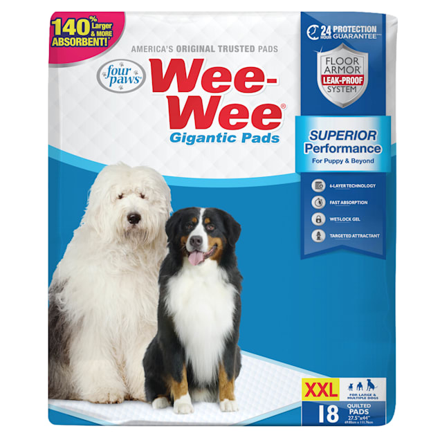WeeWee XL Potty Pads, 21 Count Petco