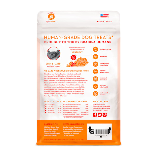 Spot Farms Chicken Strip Dog Treats 12.5 oz. Petco