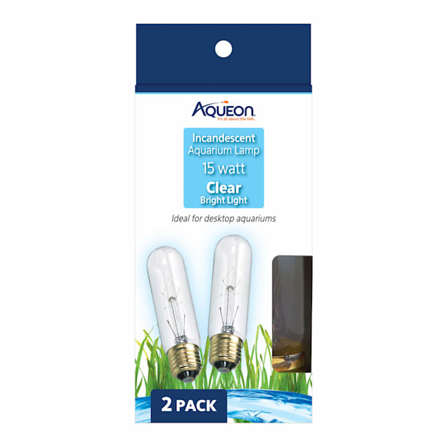 Aqueon Clear 15 Watts Incandescent Bulbs, 6" L X 1.3" W X 2.6" H - Carousel image #1