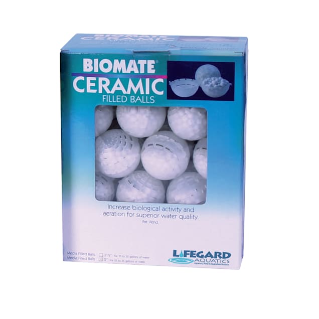 Lifegard Aquatics Bio-Mate Ceramic Refillable Media Balls, 1.5" Diameter - Carousel image #1