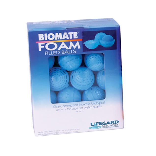 Lifegard Aquatics Bio-Mate Foam Refillable Media Balls, 1.5" Diameter - Carousel image #1