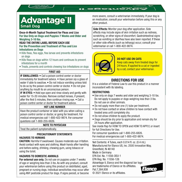 Advantage 11 small dog new arrivals