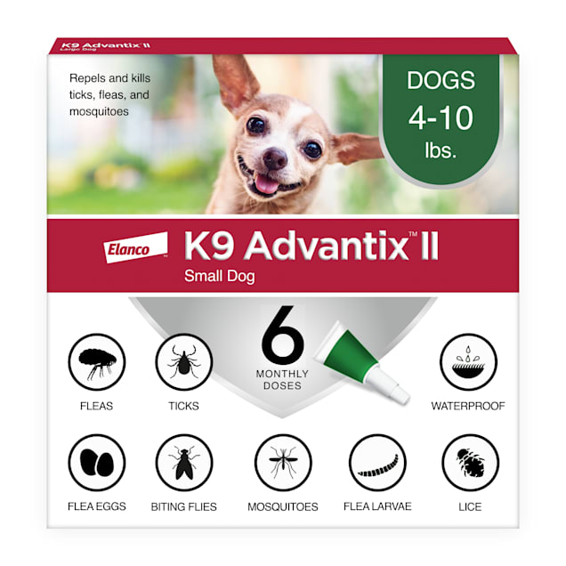 K9 Advantix Ii Bayer Topical Small Dog Flea Tick Treatment Pack Of 6 Petco