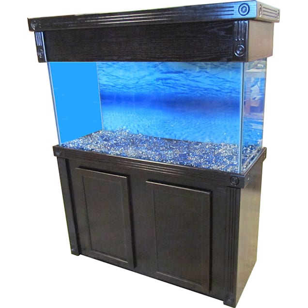 R J Enterprises 48x24 Espresso Oak Empire Cabinet For 1 Gallon Glass Tanks Petco