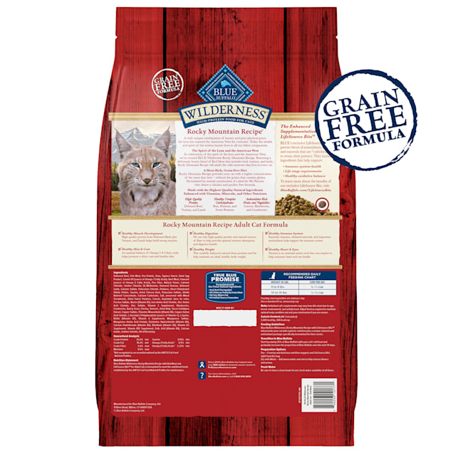 Raw blue buffalo cat food sale