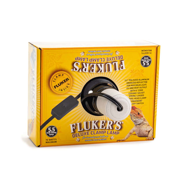 Fluker s Turtle Clamp Lamp 75 Watts Petco