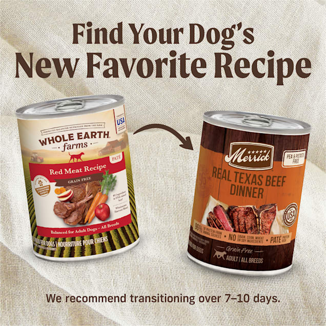 Whole Earth Farms Grain Free Red Meat Recipe Canned Dog Food 12.7