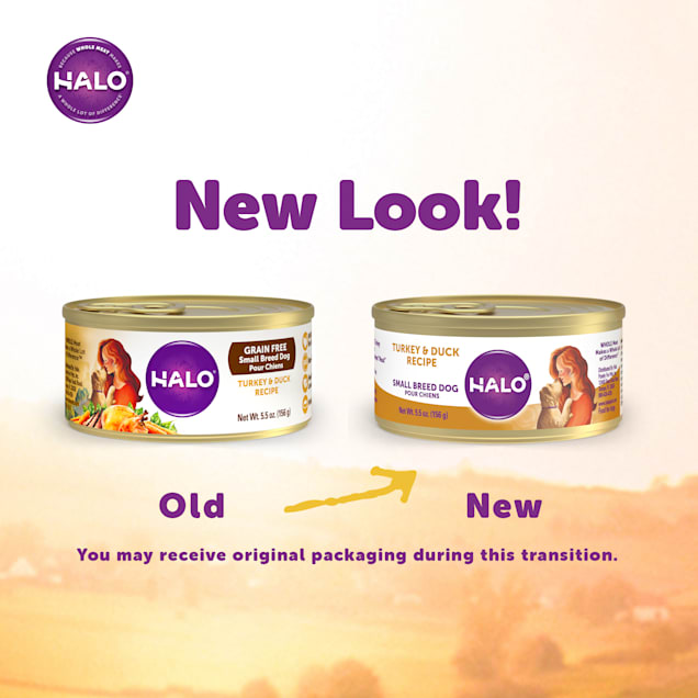 Halo turkey dog food store
