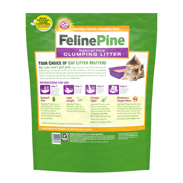Feline Pine Natural Clumping Wood Cat Litter 14 lbs. Petco
