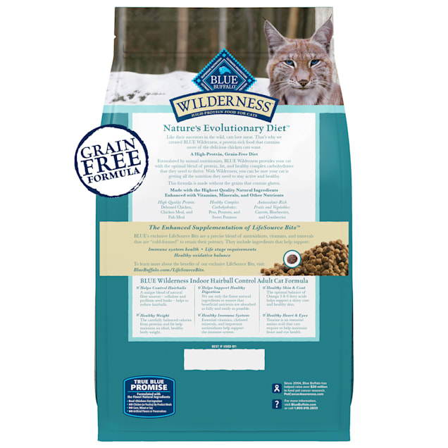 Grain free hairball control cat food shop