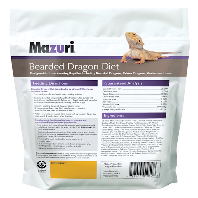 Petco bearded top dragon food