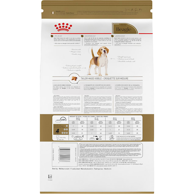 Royal Canin Breed Health Nutrition Beagle Adult Dry Dog Food, lbs. Petco