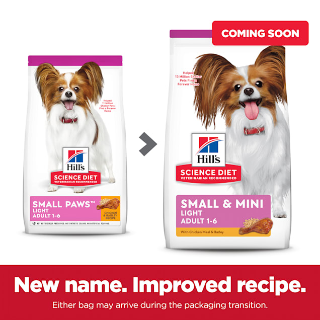 Science diet light dry dog food sales