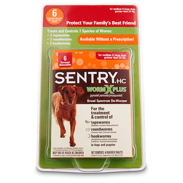 Sentry 7-Way Dewormer Treats for Large Dogs, 2 ct. at Tractor Supply Co.