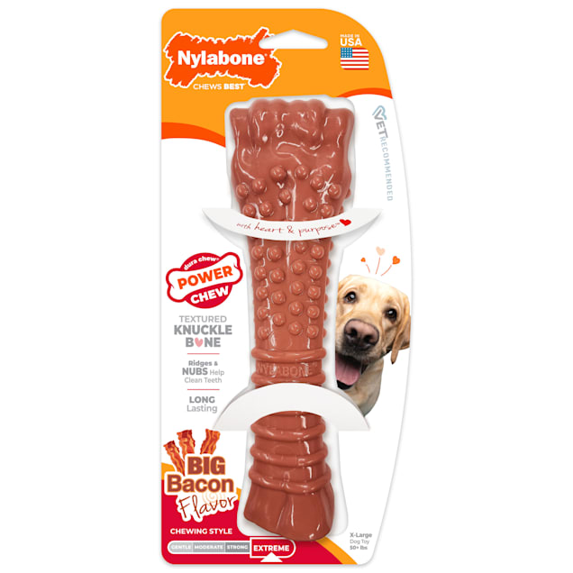 Nylabone Dura Chew Dog Bone - Peanut Butter Flavor (Regular)