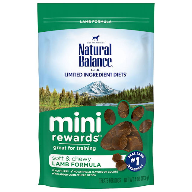 Natural Balance Mini Rewards Lamb Formula Dog Treats, 4 oz. - Carousel image #1