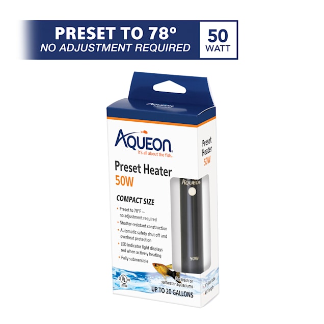 Aqueon submersible aquarium heater 50w hot sale