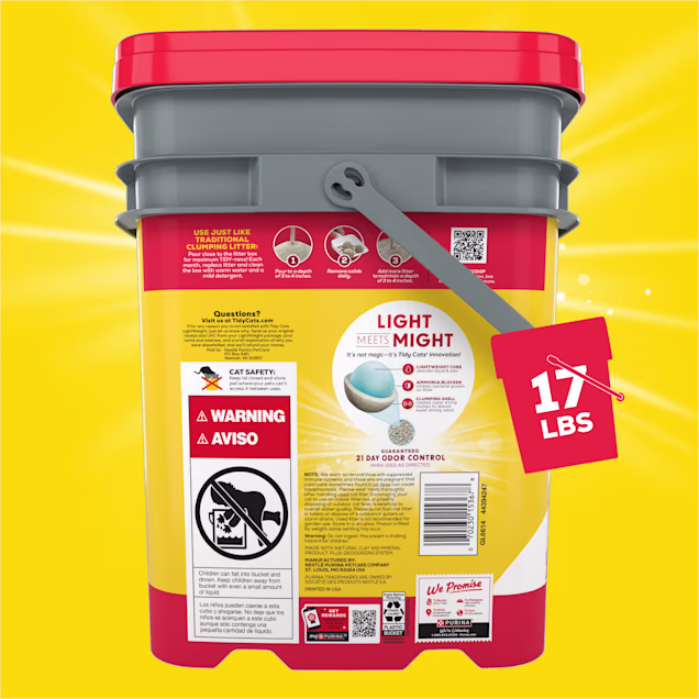 Tidy Cats Scented LightWeight 24/7 Clumping Cat Litter, 17 lbs