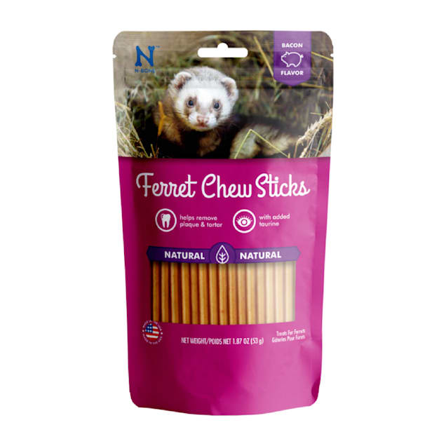 N-Bone Ferret Bacon Chew Treats, 1.87 oz. - Carousel image #1