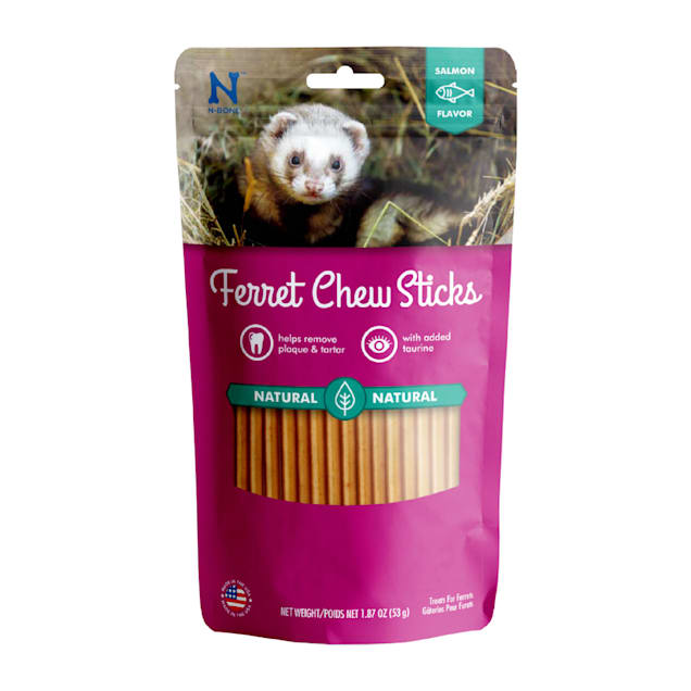N-Bone Ferret Salmon Chew Treats, 1.87 oz. - Carousel image #1