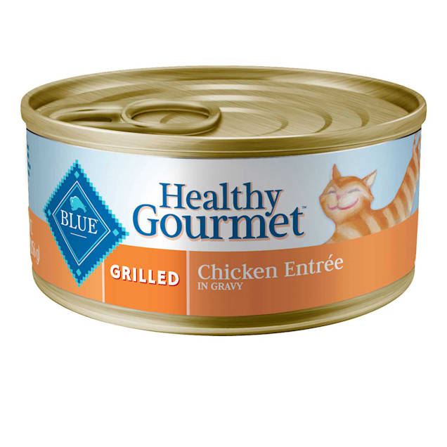 Blue Buffalo Blue Healthy Gourmet Grilled Chicken Entree Wet Cat Food, 5.5 oz. - Carousel image #1