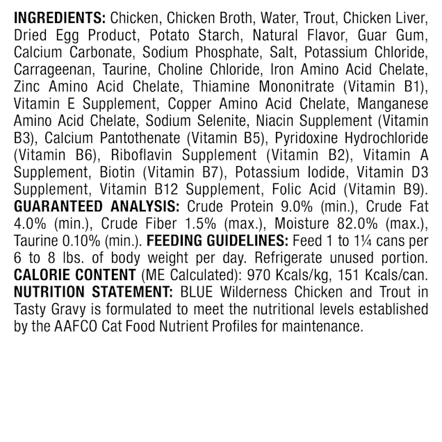 Blue Buffalo Blue Wilderness Wild Delights Adult Minced Chicken