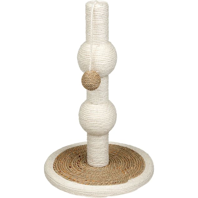 EveryYay Sisal and Seagrass Orb Cat Scratching Post, 18" H Petco