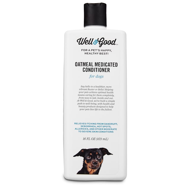 Well & Good Oatmeal Medicated Dog Conditioner, 16 fl. Oz. Petco