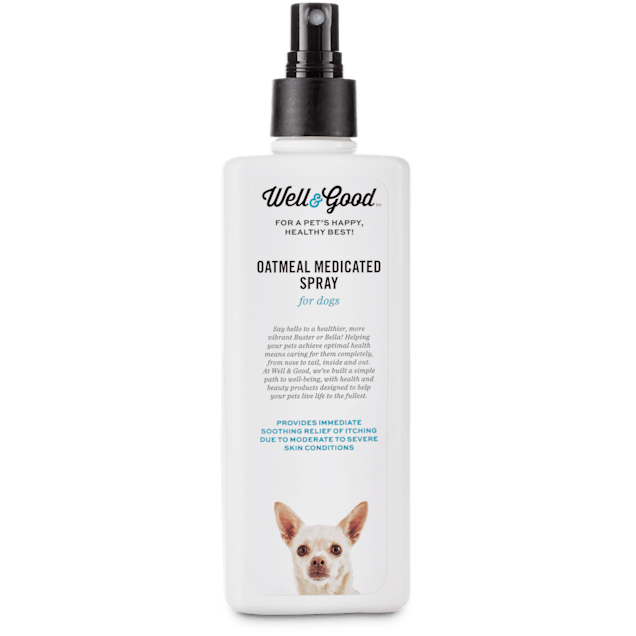 Well & Good Oatmeal Medicated Dog Spray, 8 fl.oz. - Carousel image #1